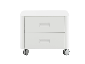 TRAVEL - Chipboard office drawer unit with castors _ Ligne Roset